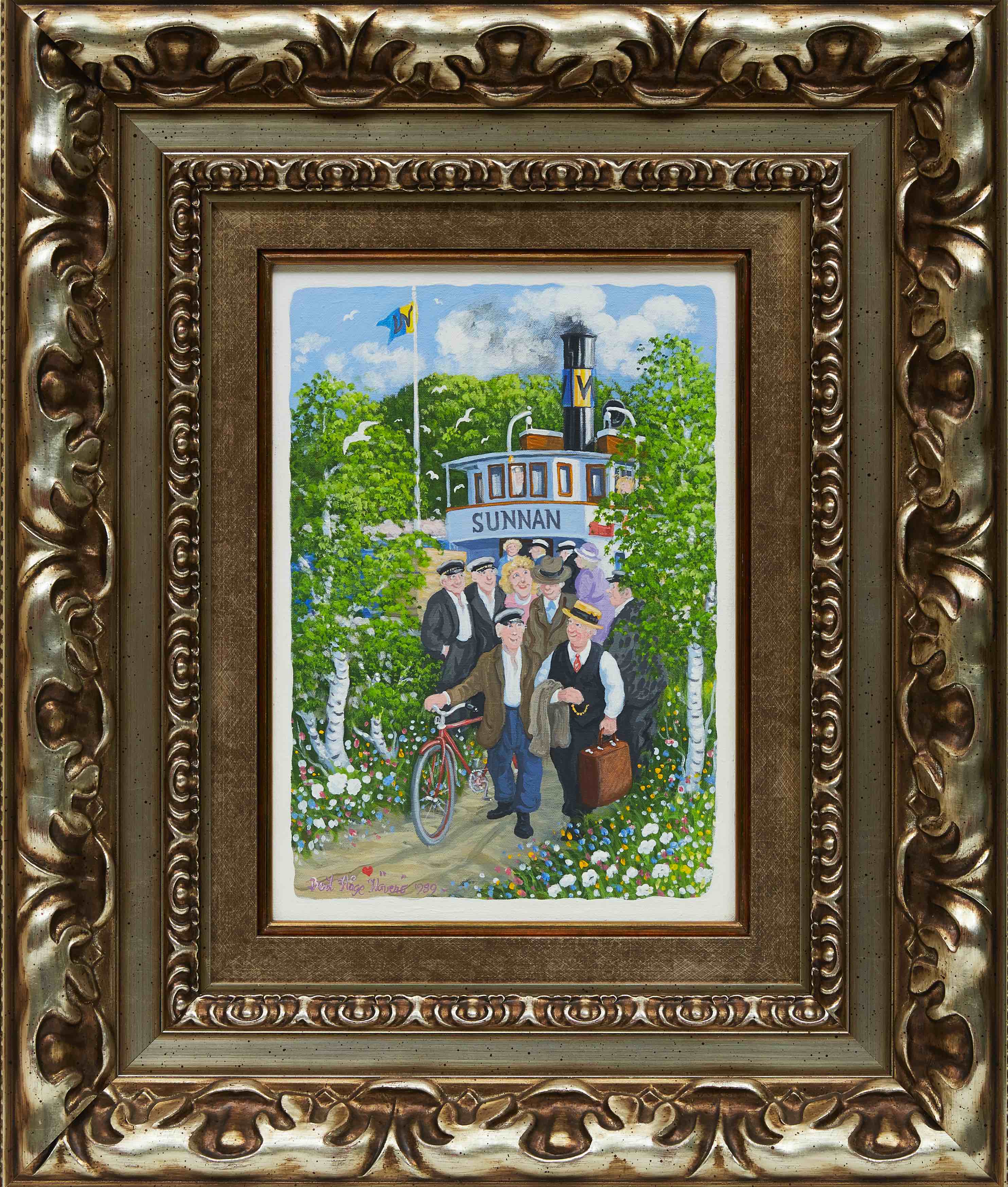  Bert Håge Havero, 1989, 49 x 57 cm, Oil on canvas 