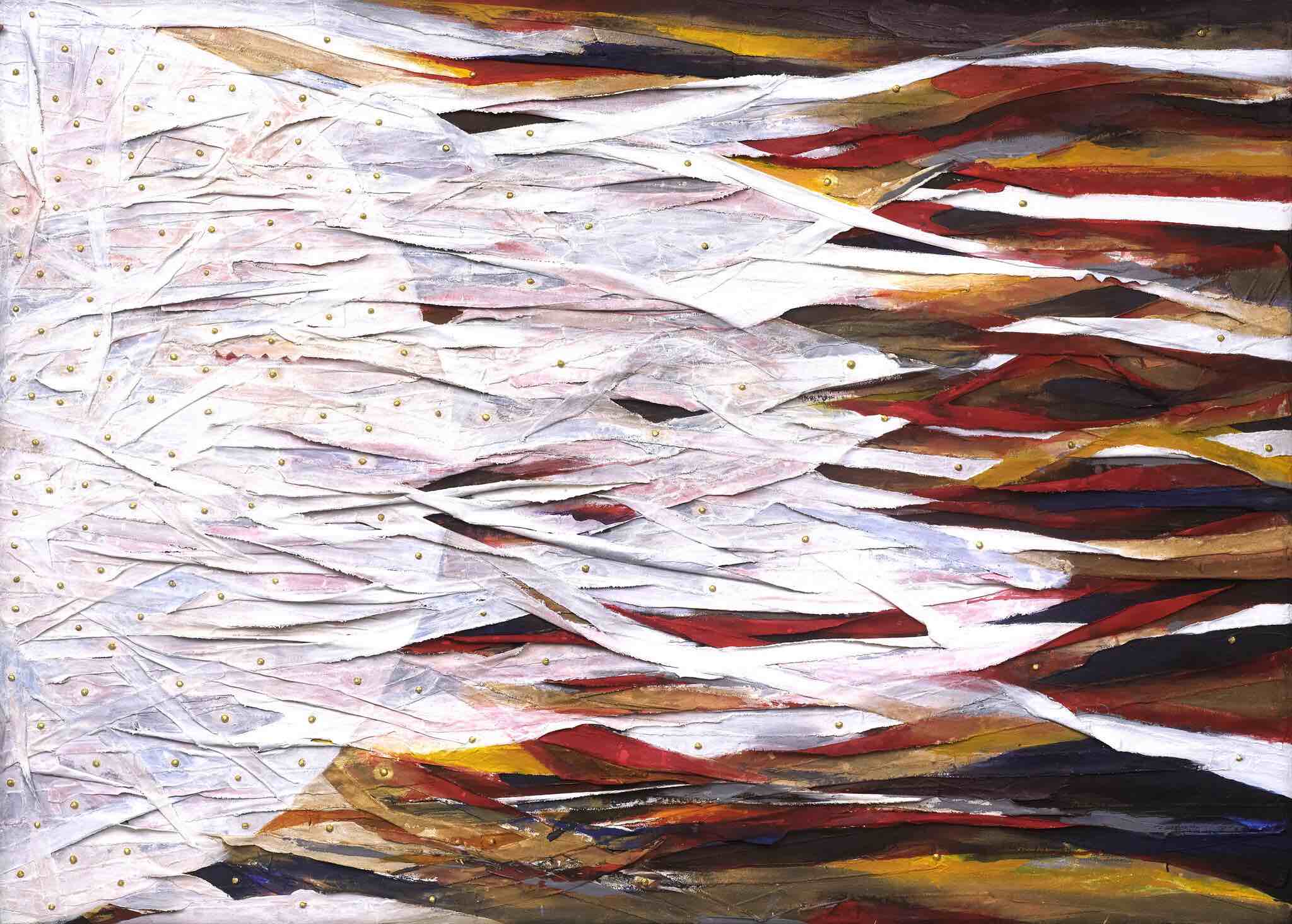  Fauzin Mustafa-  The Missing Link,1996, 153 x 214 cm, Mixed media on canvas  