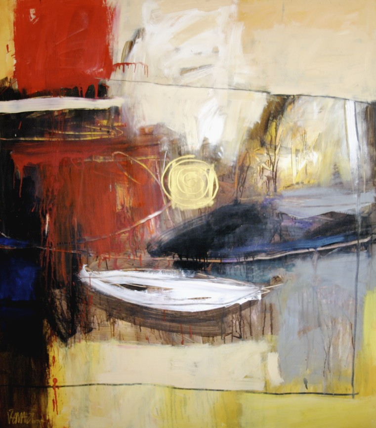  Ismadi Sallehudin - Inspired of gold, 2004, 133 x 152 cm, Oil on canvas 