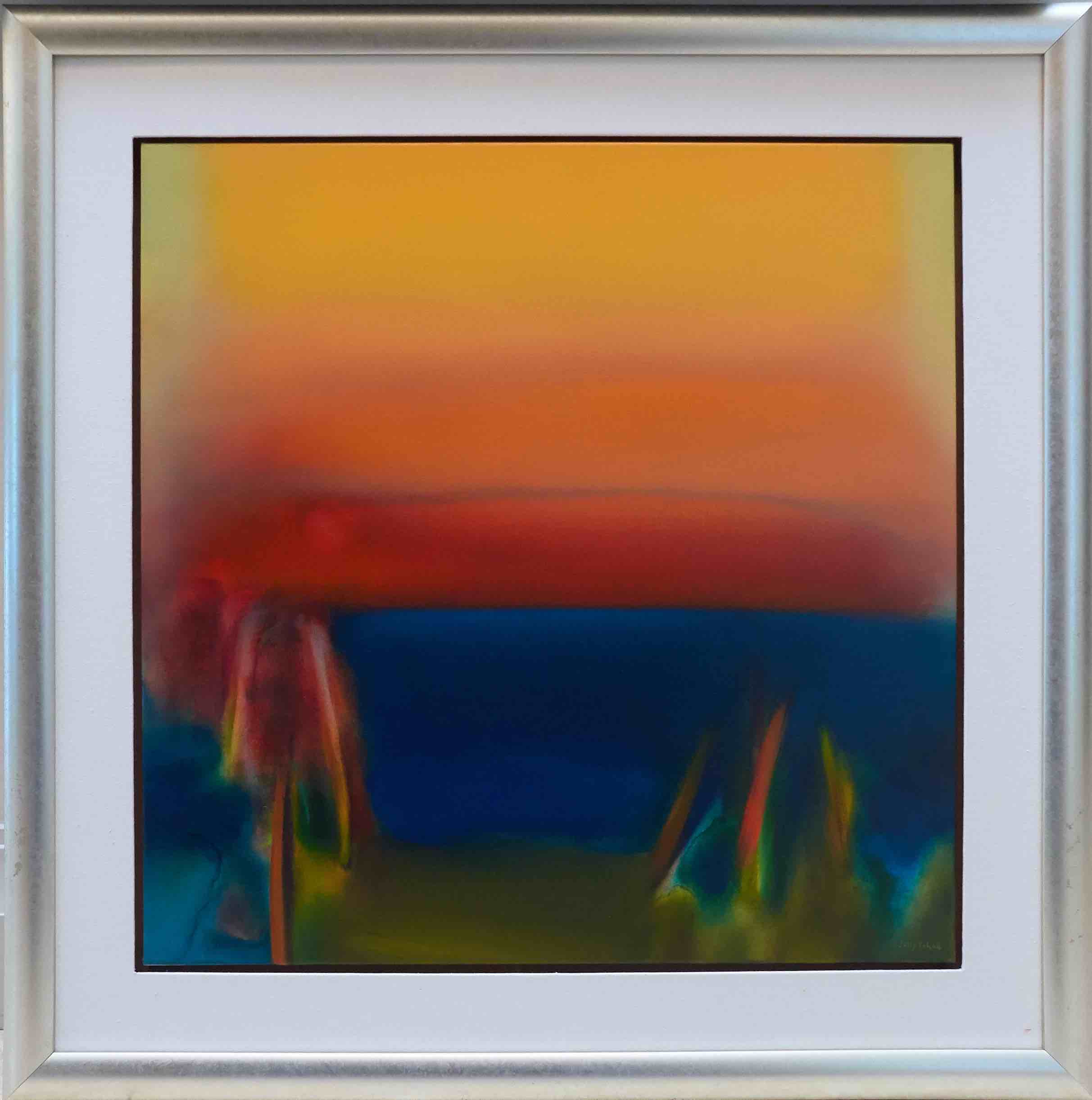 Jolly Koh - Evening Glow I, 2004, 67 x 66 cm, Oil and acrylic on canvas 