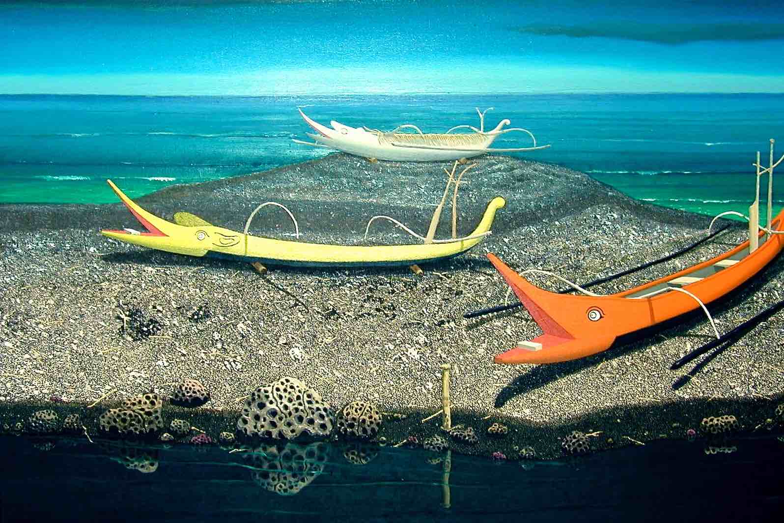  V A Sudiro - 1989, Oil on canvas 