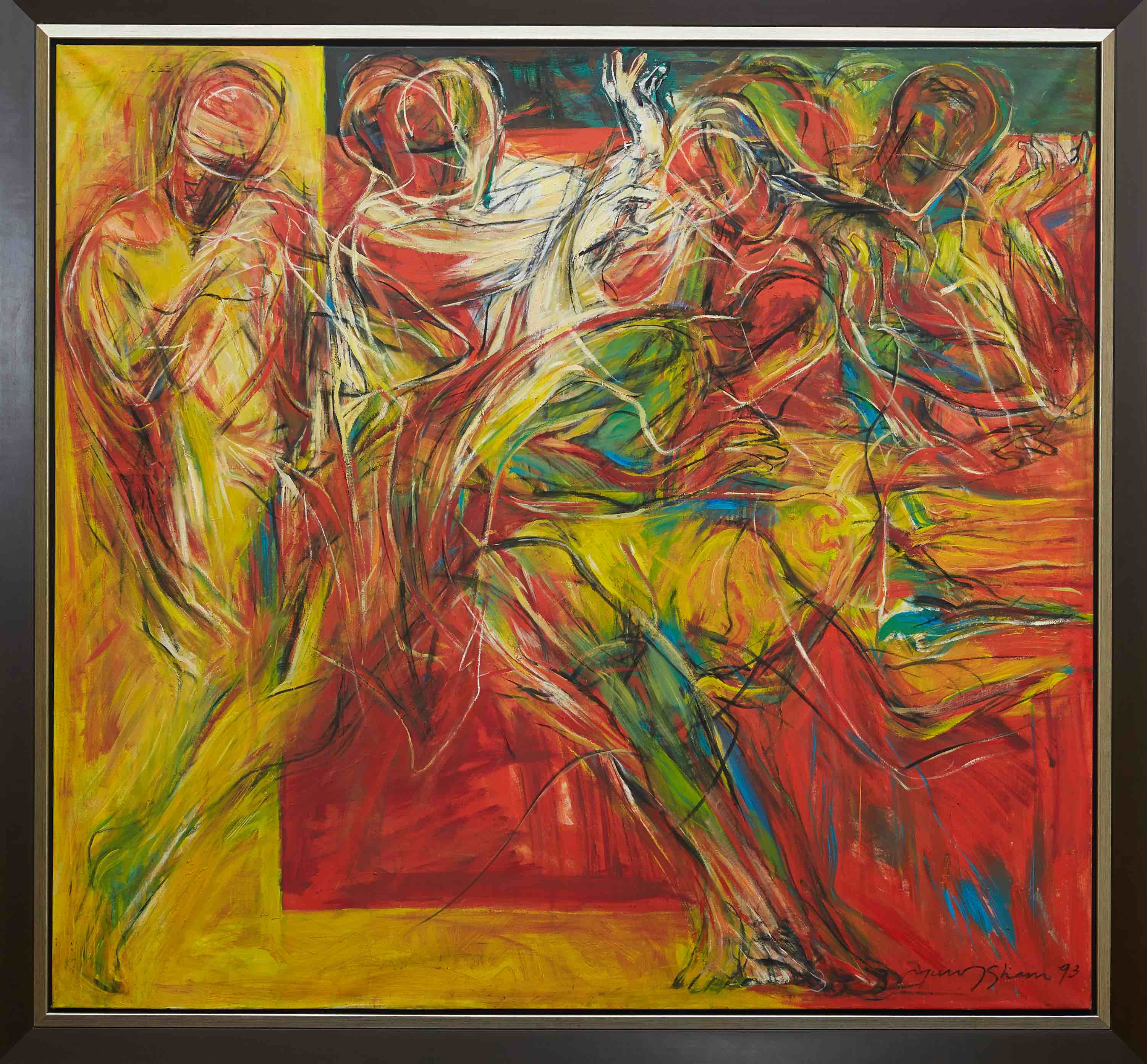  Yusoff Ghani - Siri Tari, 1993, 137 x 125, Oil on canvas 