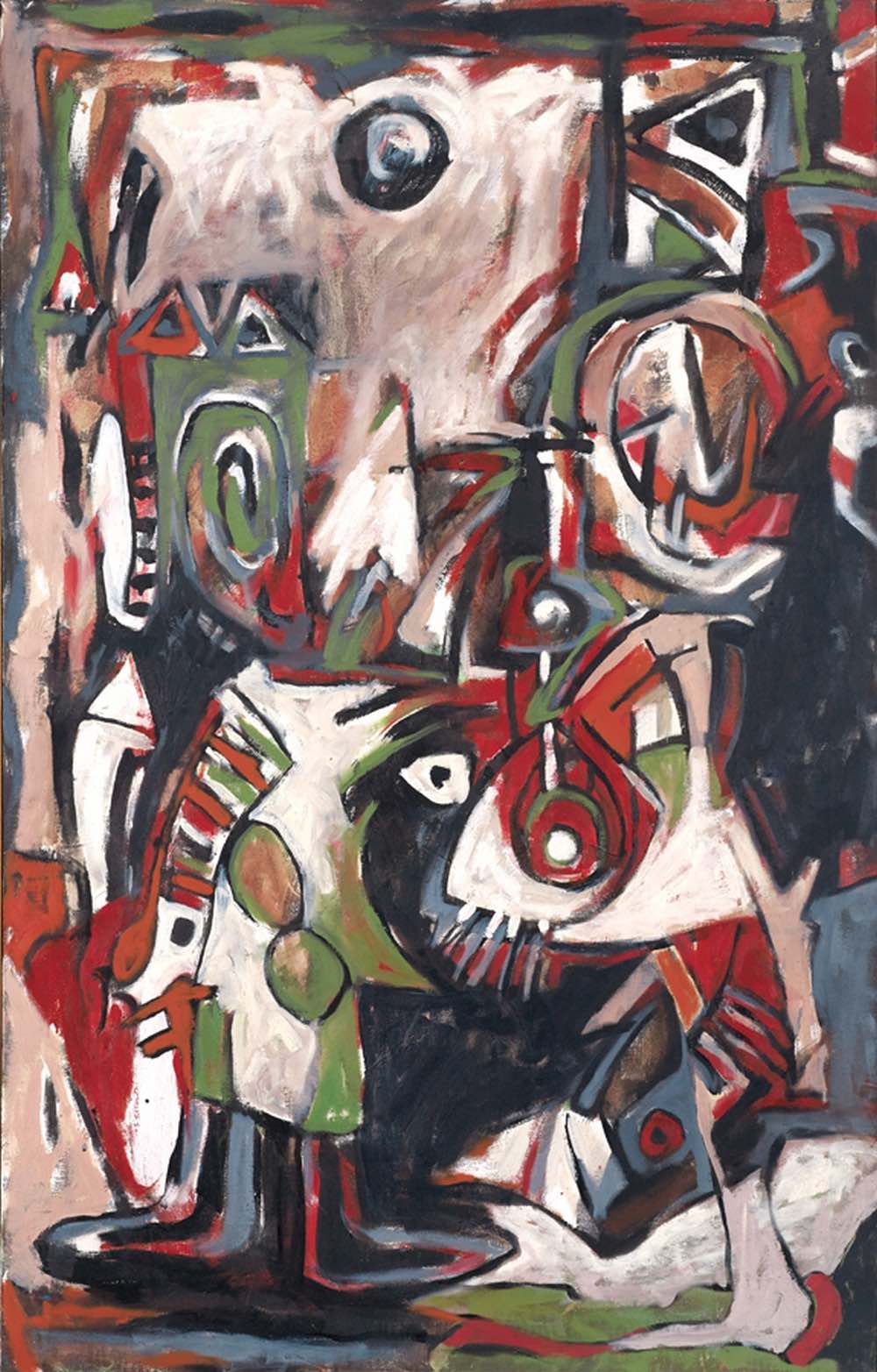  Ahmad Fuad Osman, Lost Series #1, 1993, 76 x 123 cm,Oil on canvas 